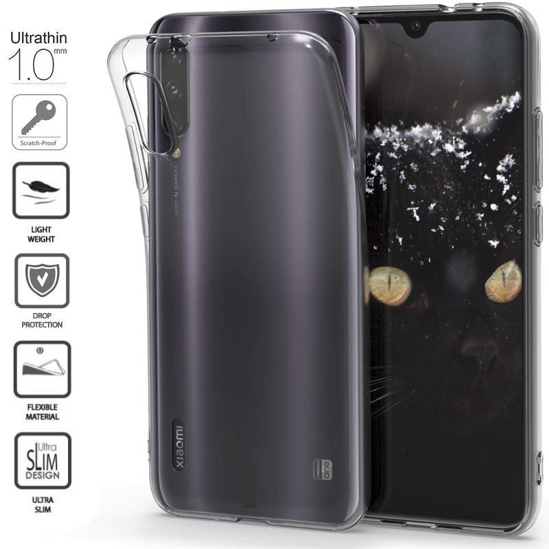 Silikoninis dėklas 1.0 mm storio - permatomas (MI A3) Silikoninis dėklas 1.0 mm storio - permatomas (MI A3)